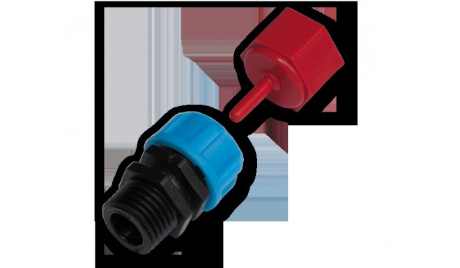 Adapter nõela jaoks, 1/4" väliskeere