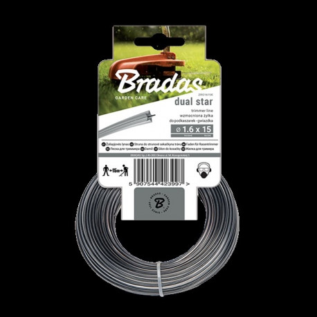 Trimmeri jõhv Ripper Dual, Star tugevdatud 3,0mm 50m