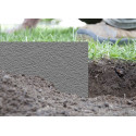 Lawn edge BORDER 6m x 15cm, gray