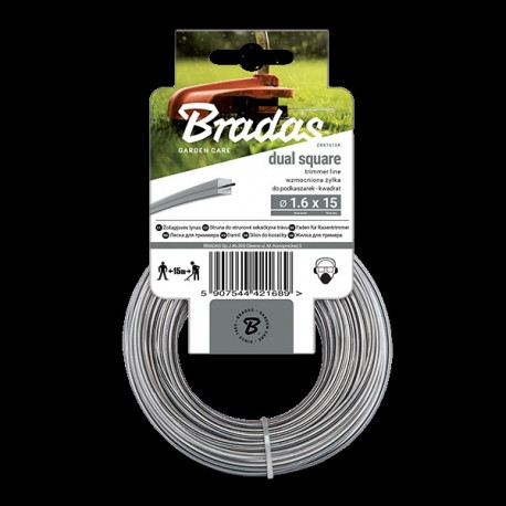 Trimmer line RIPPER DUAL, square 3,0mm x 100m - card