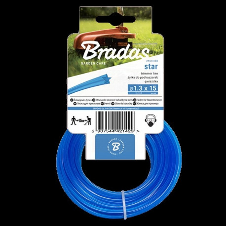 TRIMMER line, star 3,0mm x 100m - card