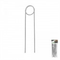 Tsingitud metallist tihvt "O" kujuga 10tk, laius 3,5cm / kõrgus 20cm