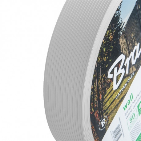 Лента для забора SOLID 1200г/м² 4,75см х 50м, светло-серая