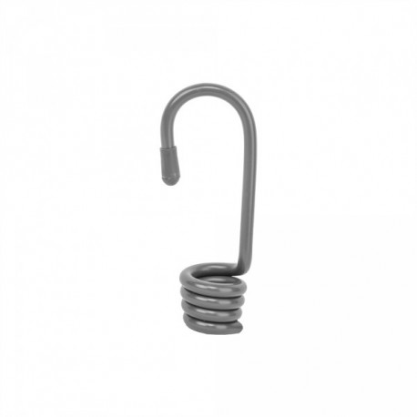 Kablys plieninis „Bungee Cord Hook“ pilkas (10 vnt.)