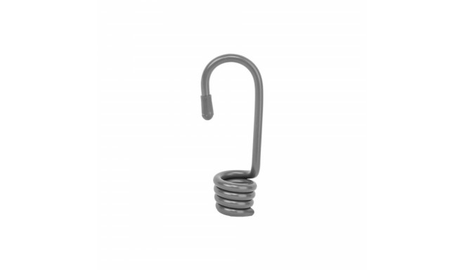 Kablys plieninis „Bungee Cord Hook“ pilkas (10 vnt.)