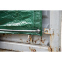 Kablys plieninis „Bungee Cord Hook“ pilkas (10 vnt.)