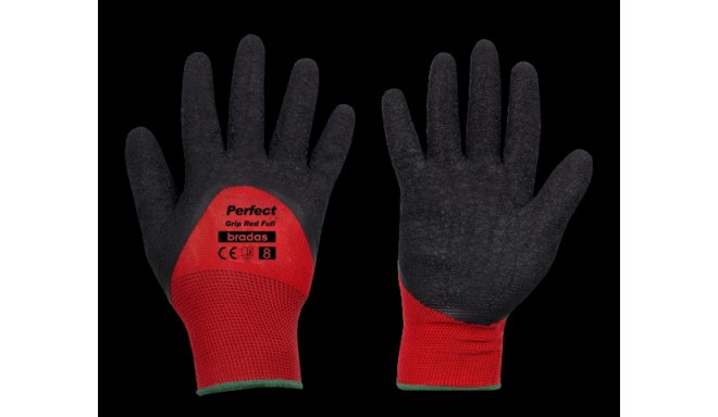 Перчатки защитные PERFECT GRIP RED FULL латекс 10