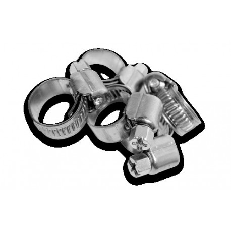 Stainless zebra hose clamp MICRO 7-11mm