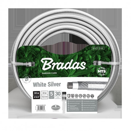 Garden hose NTS WHITESILVER 3/4" - 30m
