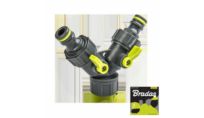 LIME LINE Tee 3/4" with 2 valves