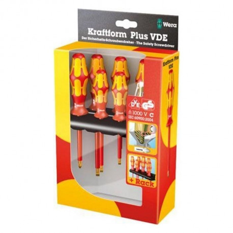 Wera Kraftform Plus 160i/7 VDE elektriku kruvikeerajate kmpl 7 osa PH+SL+pinge tester, raamiga