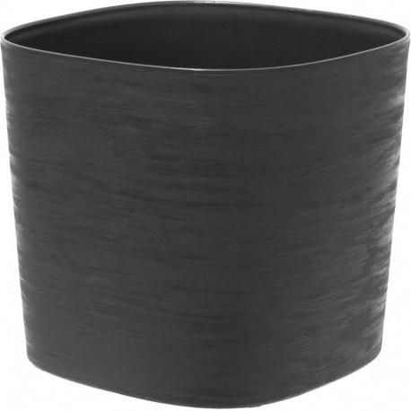 Taimepott CAPRI 19cm x 19cm x h17cm, must