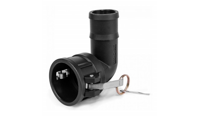 Camlock TYPE C hose socket 2" elbow - PP - IBC