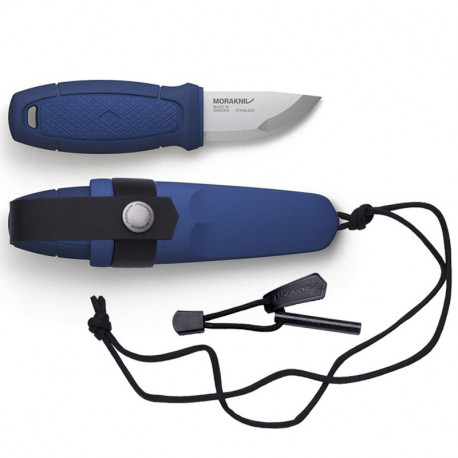 Morakniv® Eldris Neck Knife Blue, Fire Starter Kit"