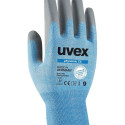 Kaitsekindad Uvex Phynomic C5, lõiketase C/5, Dyneema, polüamiid, elastaam akvapolümeervahtkattega. 