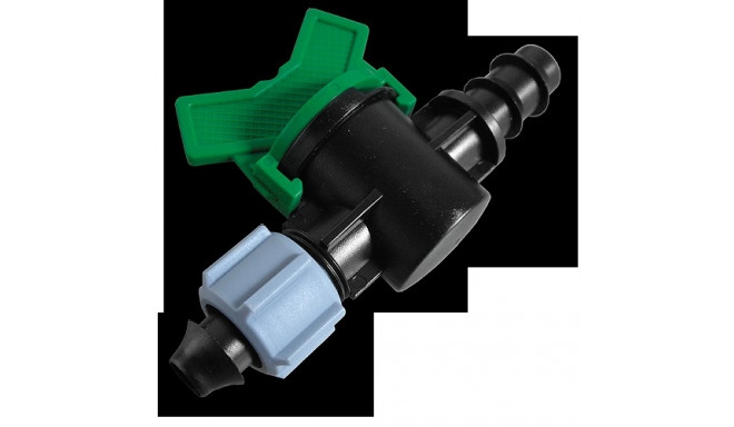 Valve, offtake with nut, 16mm hose barb