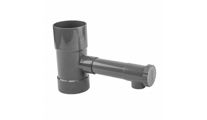 Rainwater collector / trap with valve - 100mm