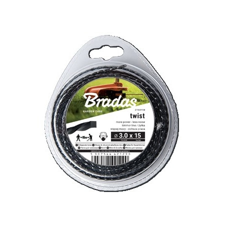 Trimmeri jõhv, Twist (pakendis) 2,0mm 15m