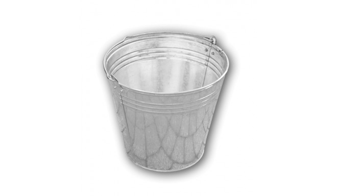 Zinc plated bucket 12L