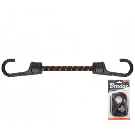 Elastic rubber with hook BUNGEE CORD HOOK, 2pcs x 100cm