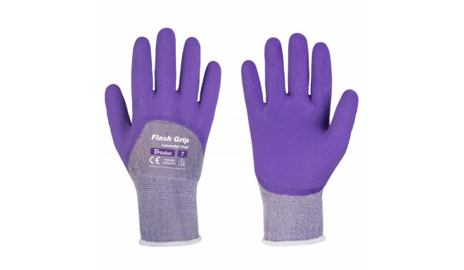 Gloves FLASH GRIP LAVENDER FULL, size 7