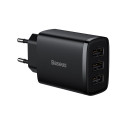 Baseus Kompaktais Lādētājs 3 x USB / 17w