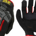 Pirštinės Mechanix M-Pact® 52 juodos/raudonos M dydis. Velcro, TrekDry®, dirbtinė oda, delno, krumpl