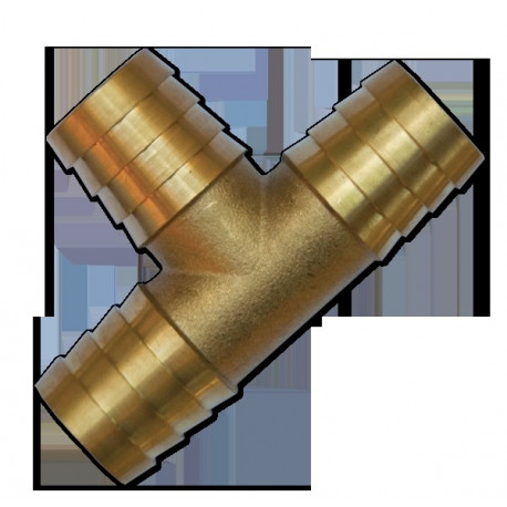 Tee 3 x barb for 5/8" - 15mm hose