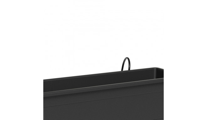 Plant pot Birka 40 x 17 x h16cm with mount kit, ash