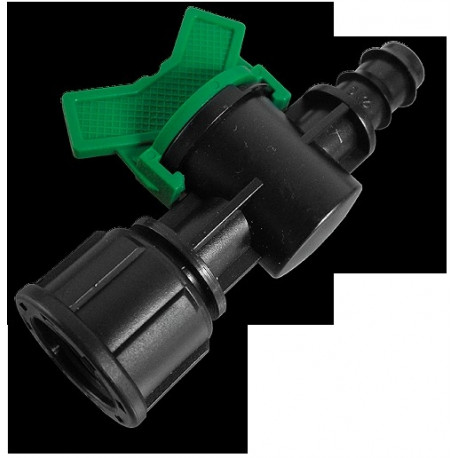 Valve, 3/4" female thread / 16mm hose barb