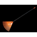 22-tine rake leaf, metal handle