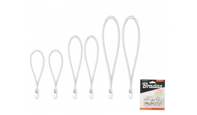 Set of rubbers with hook BUNGEE CORD HOOK, 18cm / 25cm / 40cm