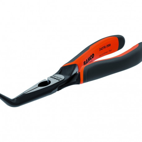 Snipe nose pliers with 60° bent tip Ergo 160mm