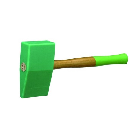 Tinman's hammer, PVC with hickory-handle, wedge