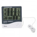 WHITE LINE indoor weather station with outdoor temperature sensor