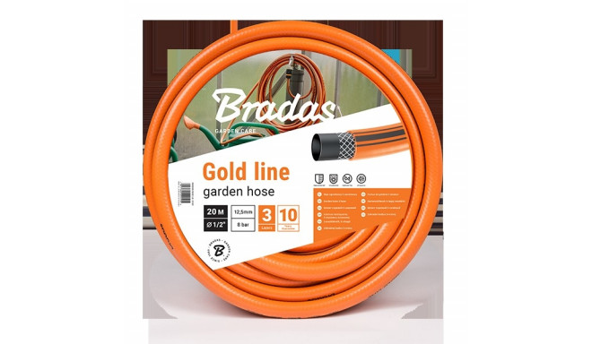 Laistymo žarna Gold Line 3/4'-20m, oranžinė