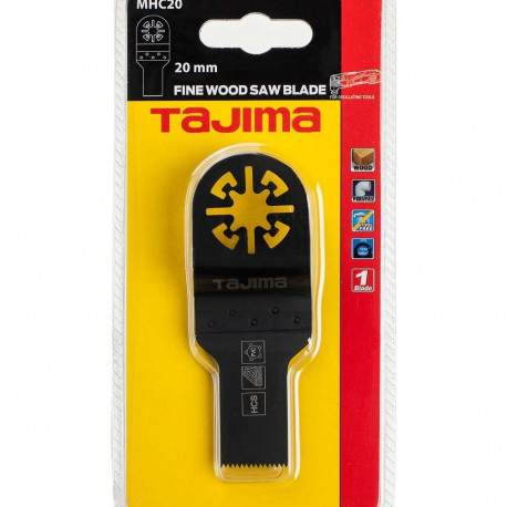 Multitool saw blade, flush cut 20mm. For wood, plastic and soft metal