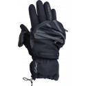 VALLERRET SKADI ZIPPER MITT LRS: BLACK M