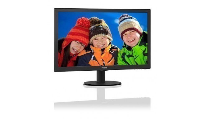 Monitor Philips 243V5LHAB5/00, 24inch, TN, Full HD, DVI, D-Sub, HDMI, Speakers