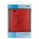 4World Case with stand for Galaxy Tab 2, Ultra Slim, 7'', red