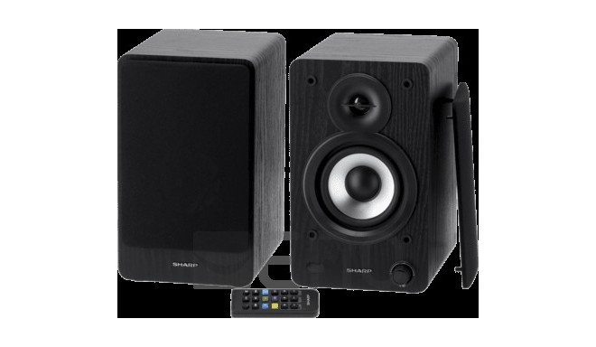 Sharp CP-SS30 BT Hifi-Lautsprecher schwarz