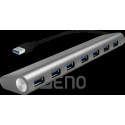 LogiLink USB 3.0-Hub 7-Port Aluminium