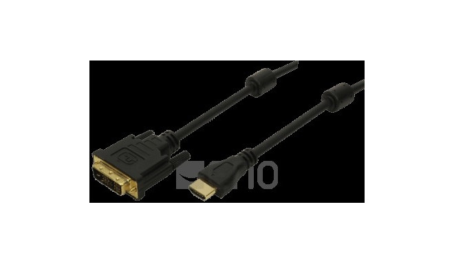 LogiLink HDMI/DVI-Kabel Stecker/Stecker 2m