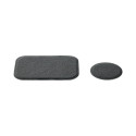 Badget for magnet car holder leather black