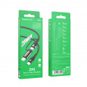 Borofone Cable BX61 Source 2 in 1 - Type C to Type C + Lightning - PD 20W|60W 3A 1 metre black