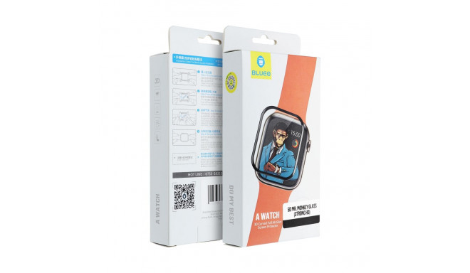 Mr. Monkey 5D hübriidklaasist Premium 9H ekraanikaitse Apple Watch 44MM