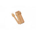 DISPOSABLE WOODEN FORK 10PCS