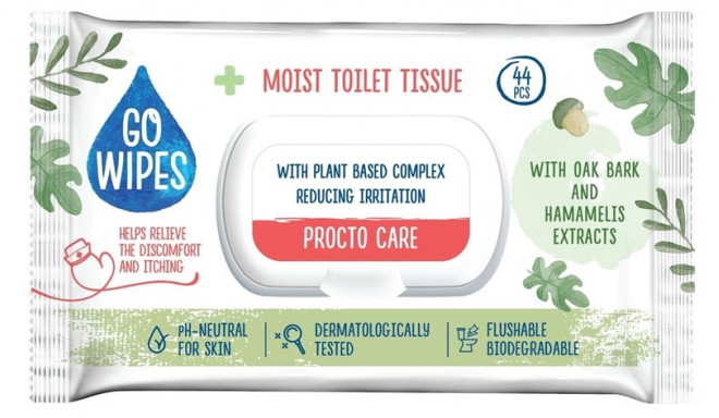 GOWIPES niisked WC-paberid Procto Care 44 tk