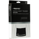 waist trimmer belt AVENTO 44SI adjustablle L/XL Black/Silver grey