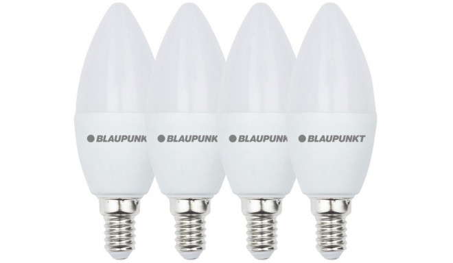 Blaupunkt LED lamp E14 595lm 7W 2700K 4tk